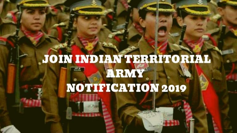 Territorial Army Notification-2019