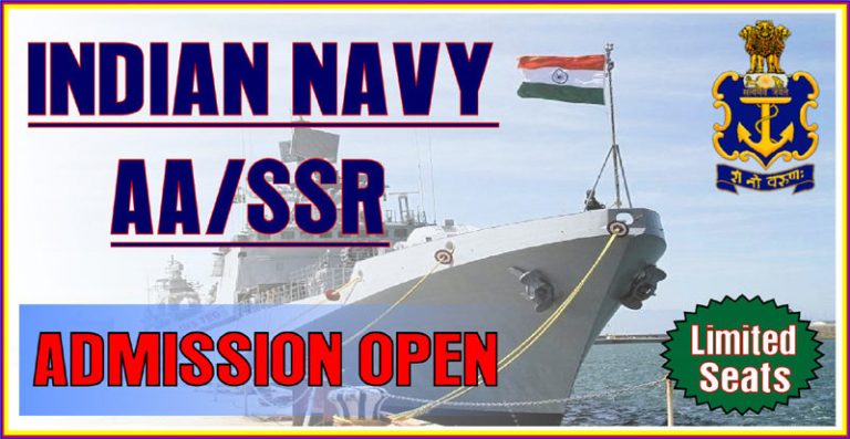 Indian Navy Recruitment For AA & SSR