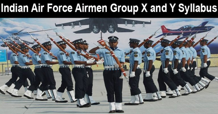 Syllabus Of  English For Air Force X& Y Group 2019