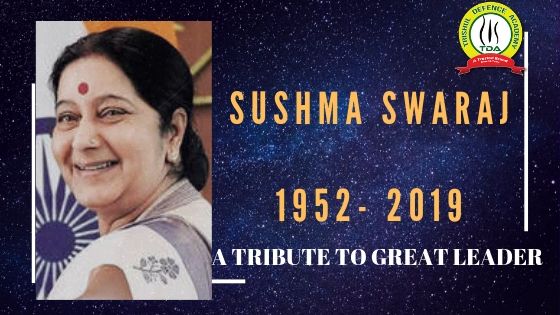 Death of  Sushma Swaraj most prominent leader of BJP