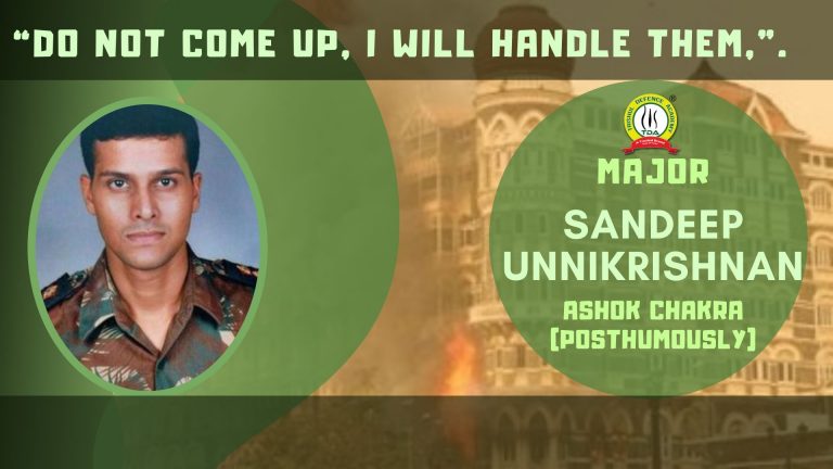 A hero of Operation Tornado – Major Sandeep Unnikrishnan