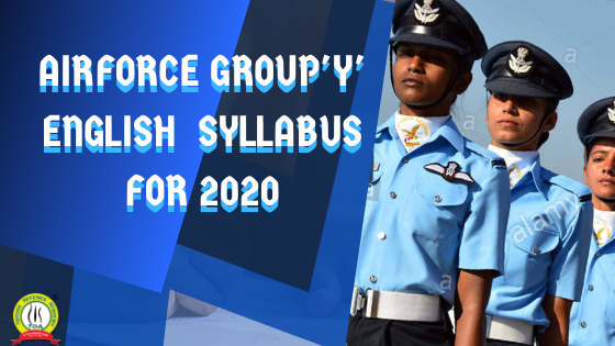 Airforce Y group English Syllabus 2020