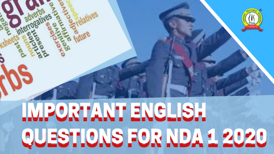 Important English Questions for NDA I 2020