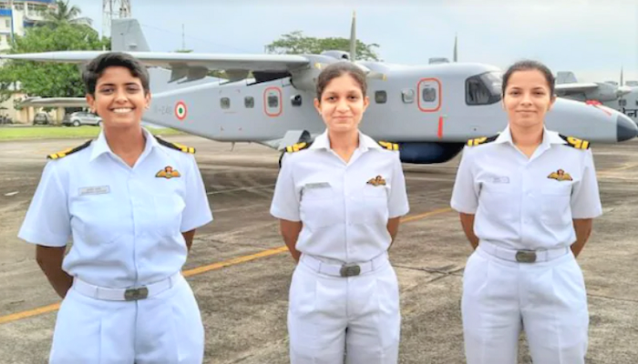 Indian Navy Gets First Batch Of Women Pilots