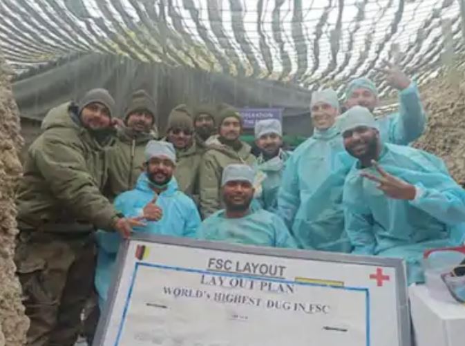 Indian Army soldier’s surgery done at altitude of 16 thousand feet