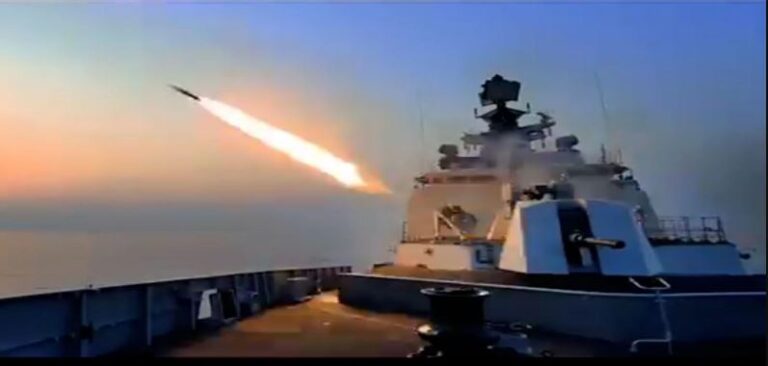 Indian Navy Celebrates Diwali By Firing Powerful Cruise Missiles