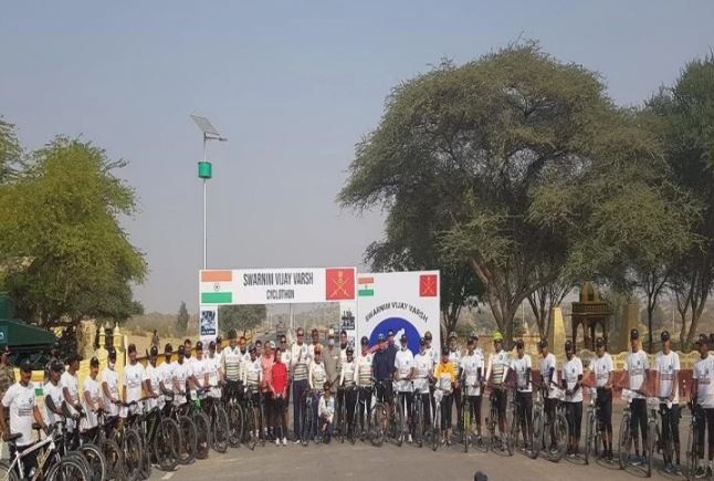 Indian Army Completes Cyclothon To Celebrate 1971 War Victory Golden Jubilee