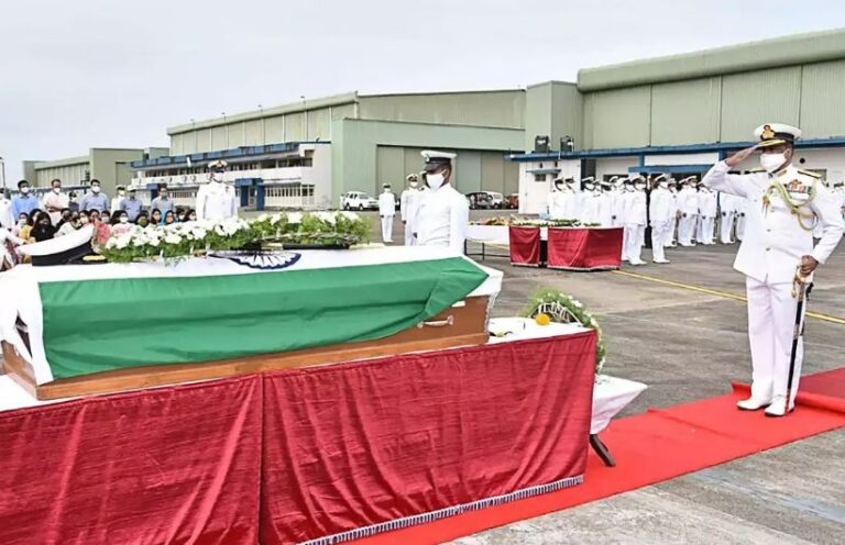 Indian Navy Bids Final Farewell To Commander Nishant Singh