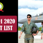 AFCAT 1 2020 Merit