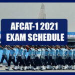 AFCAT 1 2021 Exam Schedule