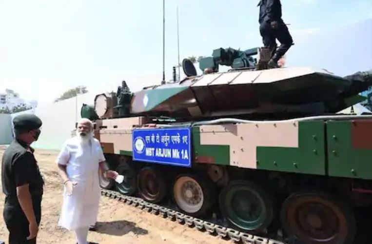 Prime Minister Modi assigns Arjun Tank M-1A to Indian Army