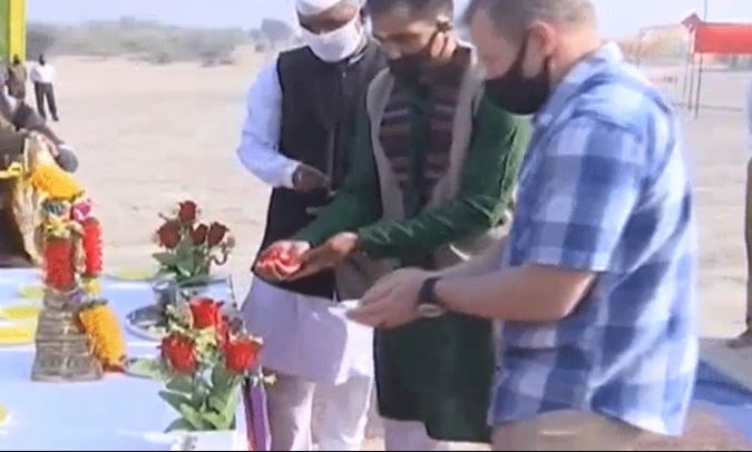 Army personnel celebrated Basant Panchami amidst war excercise