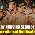 Military Nursing Service 2021 Recruitment