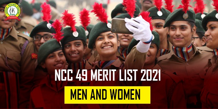 NCC 49 Merit List 2021 Men & Women