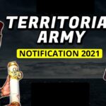 Territorial Army Notification 2021