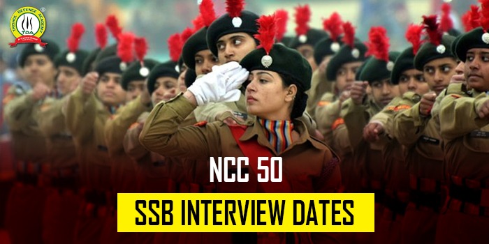 NCC 50 SSB Interview Dates Announced