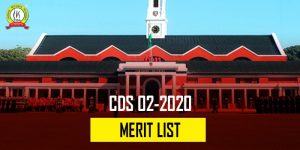 CDS 2 2020 Merit List : Total 129 Candidates Qualified
