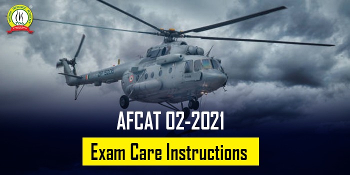 AFCAT 2 2021 Exam Centre, Admit Card Rules & Instructions