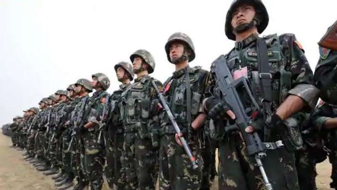 Chinese PLA Builds Modular Army Shelter Near LAC