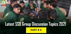 Latest SSB Group Discussion Topics 2021 #4 Part