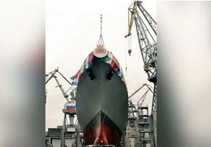 Indian Navy’s Frigate Tushil Launched In Russia Finally