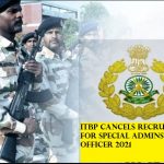 ITBP Cancels Recruitment