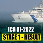 ICG Stage-I Result 01/2021