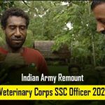 Remount Veterinary Corps SSC Officer 2021