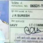 Lieutenant Commander JR Suresh