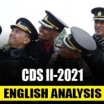 CDS 2 2021 English Analysis