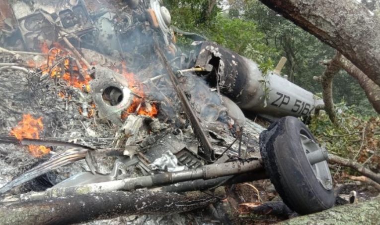 Army Helicopter Carrying CDS Bipin Rawat and His Family Members along with other officers crashes in Tamil Nadu, Probe Inquiry Ordered