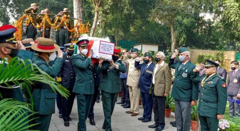 CDS General Bipin Rawat’s Cremation With Full State Honours Today