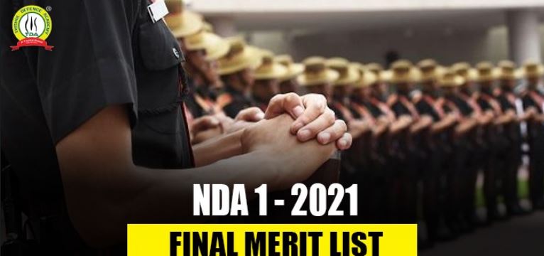 NDA 1 2021 Final Result Declared, 517 Candidates Qualified