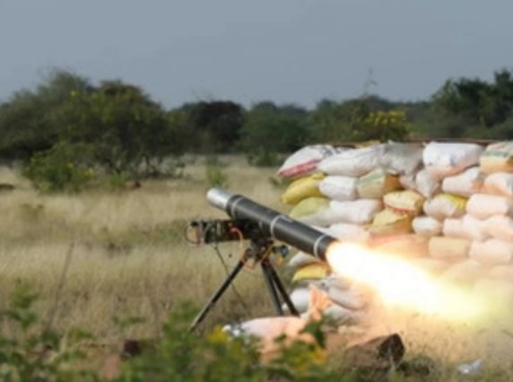 Man-portable anti-tank guided missile flight test successfully completed by DRDO