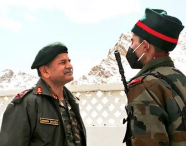 Northern Army Commander Lt Gen Upendra Dwivedi on Ladakh Visit