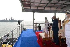 Indian Navy “highly successful” in maintaining safety of seas says President Kovind