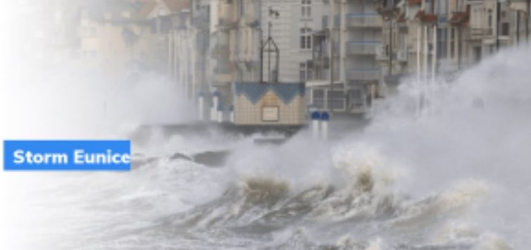Hurricane Eunice causes havoc in Europe