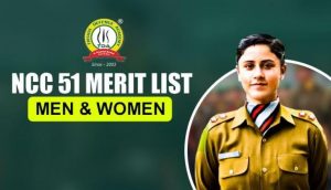 NCC 51 Merit List Men & Women OTA Chennai