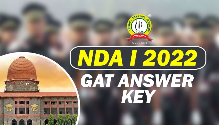 NDA 1 2022 GAT Answer Key