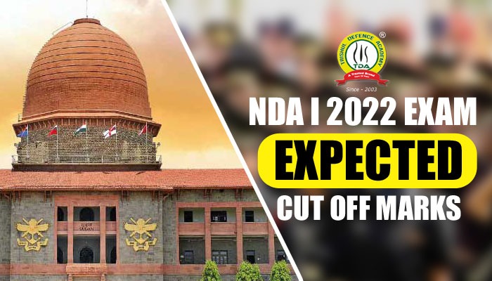 NDA 1 2022 exam Expected cut off marks