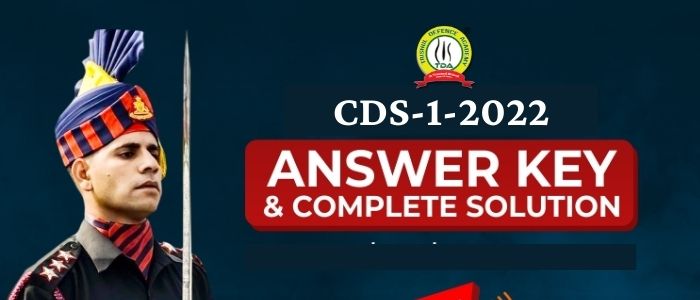 CDS 1 2022 Answer Key : Download All Set of GK, English & Maths