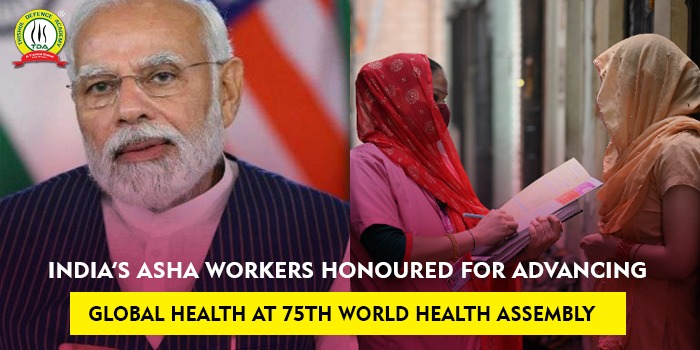 ASHA workers accorded WHO's 'Global Health Leaders' award