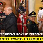 President Kovind presents Gallantry Awards to Armed Forces