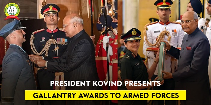 President Kovind presents Gallantry Awards to Armed Forces