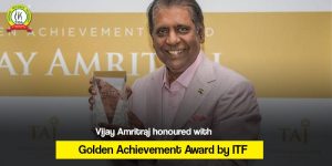 Vijay Amritraj honoured with Golden Achievement Award by ITF