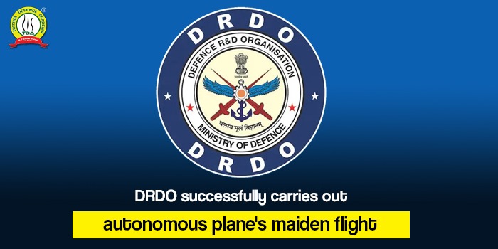 DRDO successfully carries out autonomous plane’s maiden flight