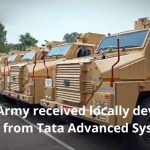 Indian Army received locally developed QRFV from Tata Advanced Systems