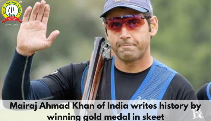 Mairaj Ahmad Khan of India writes history by winning gold medal in skeet