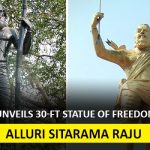 PM Modi unveils 30-ft statue of freedom fighter Alluri Sitarama Raju