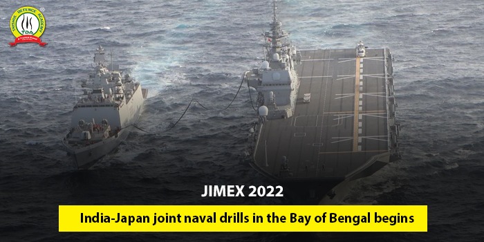 JIMEX 2022: India-Japan joint naval drills in the Bay of Bengal begins